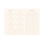 Hand-Drawn Grid Meal Planner
