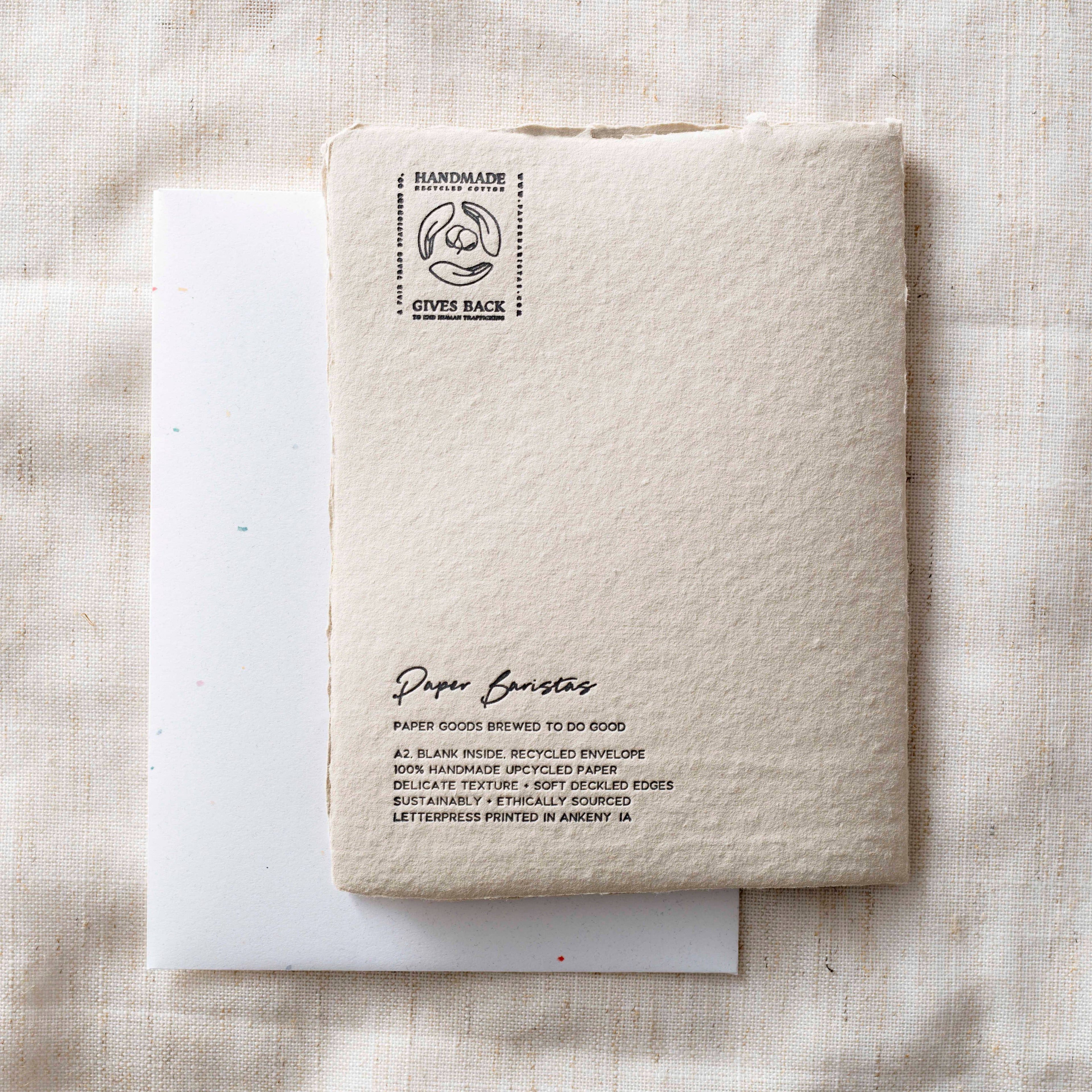 Paper Baristas-For the Lovebirds | Eco-Friendly Wedding Greeting Card