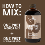Espresso Martini Cocktail & Mocktail Mix + Kit